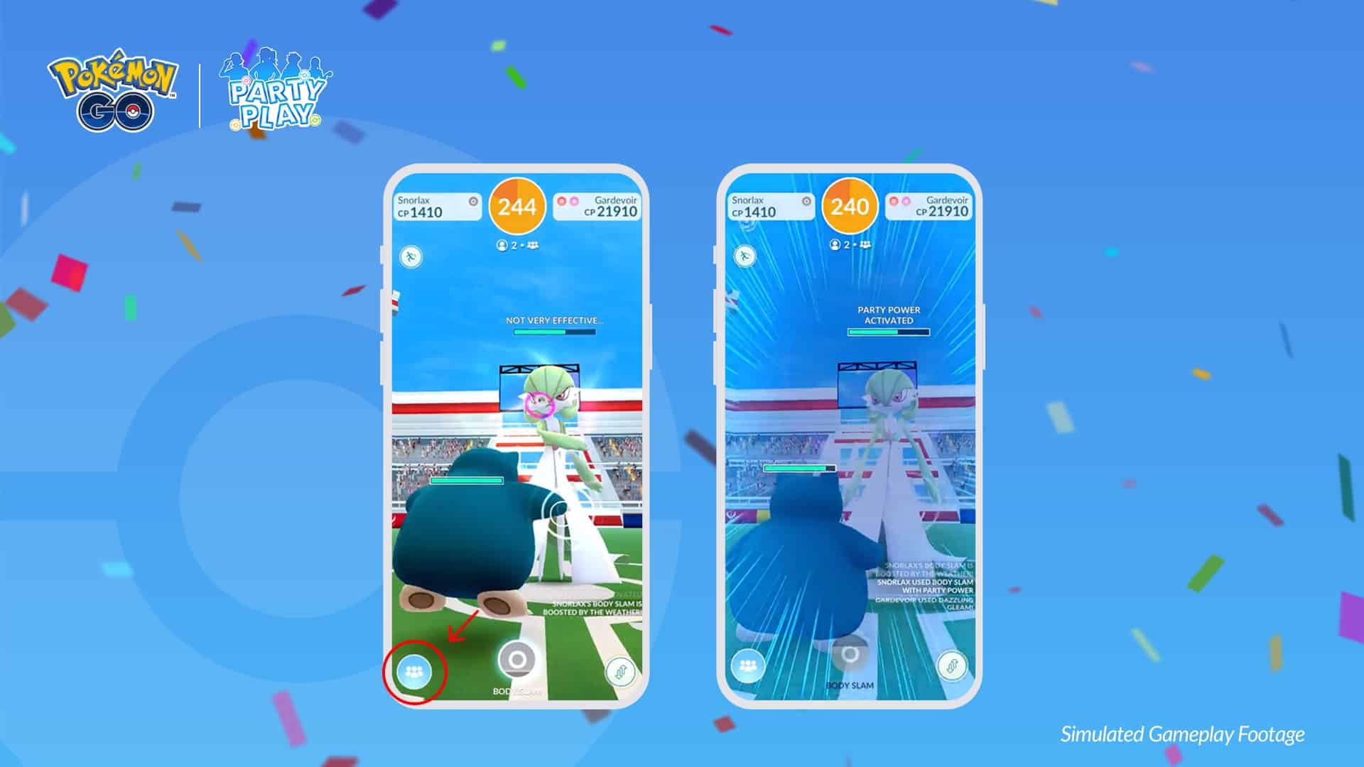 Pokémon Go, puissance d'équipe